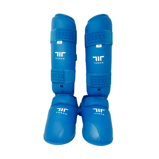 New TUSAH EZ-Fit Karate Shin and Instep Guard