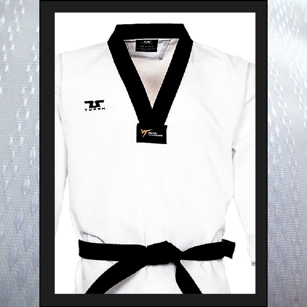 TUSAH - Adults Terra WT Black Belt Uniform (160cm-210cm)