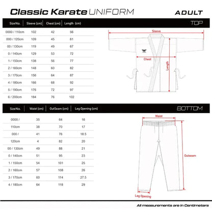 New TUSAH WKF Approved Classic Uniform  (110cm-150cm)