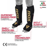 RDX SI MMA Gel Padded Lightweight Shin Instep Guard OEKO-TEX® Standard 100 certified