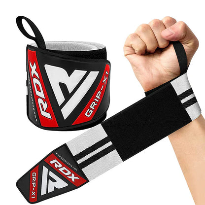 RDX W3 IPL USPA Approved Powerlifting Wrist Support Wraps with Thumb Loops OEKO-TEX Standard 100 certified
