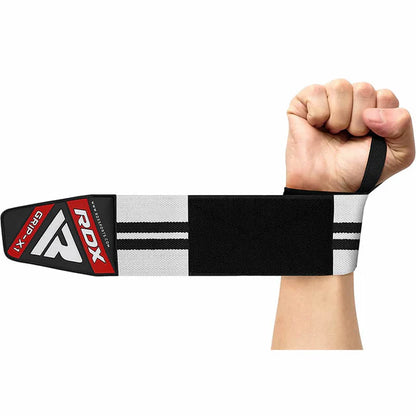 RDX W3 IPL USPA Approved Powerlifting Wrist Support Wraps with Thumb Loops OEKO-TEX Standard 100 certified