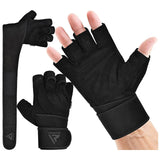 RDX L4 Open Finger Weightlifting Gym Gloves